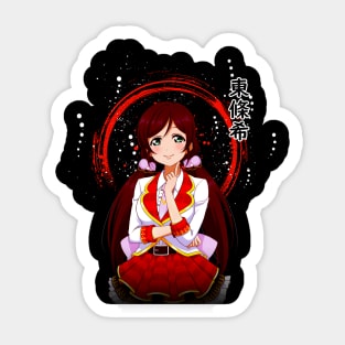 Kotori's Feathery Fantasia Anime Shirt Sticker